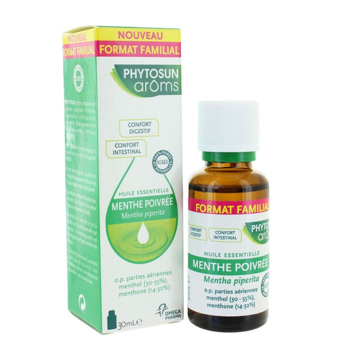 Peppermint Essential Oil 30ml Phytosun Aroms