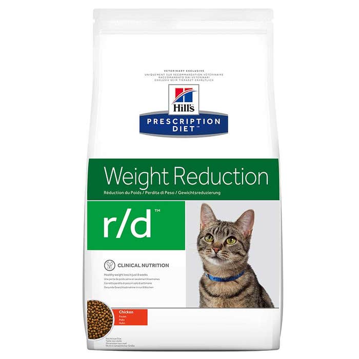 Prescription Diet Weight Reduction R/d Cat Chicken Kibbles 5kg Prescription Diet Chat Hills