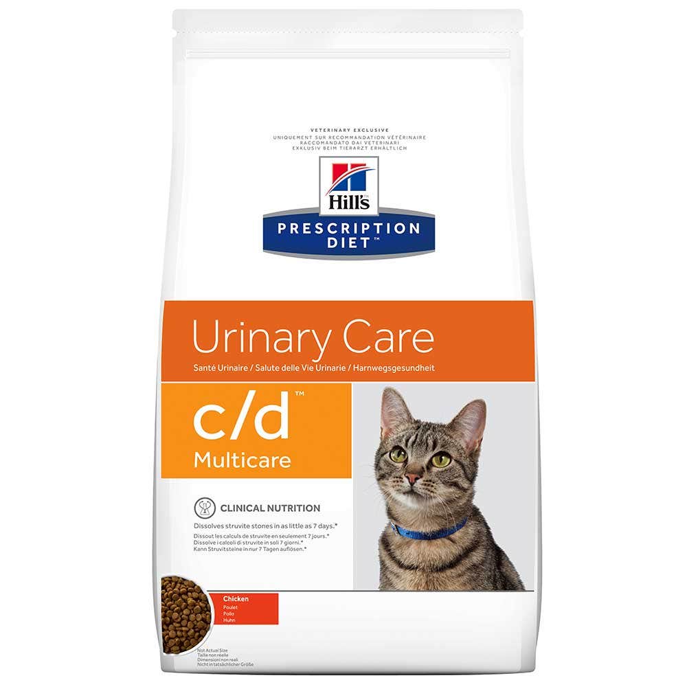 Hills Prescription Diet Prescription Diet Urinary Care C/d Multicare Cat Chicken Kibbles kg 1.5kg