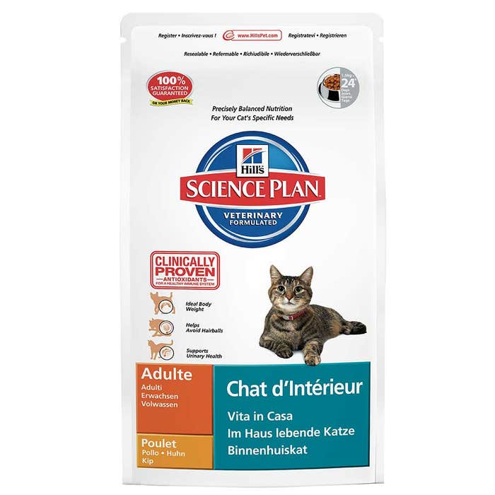 Science Plan for Adult Home Cats 1.5kg Dry chicken Hills