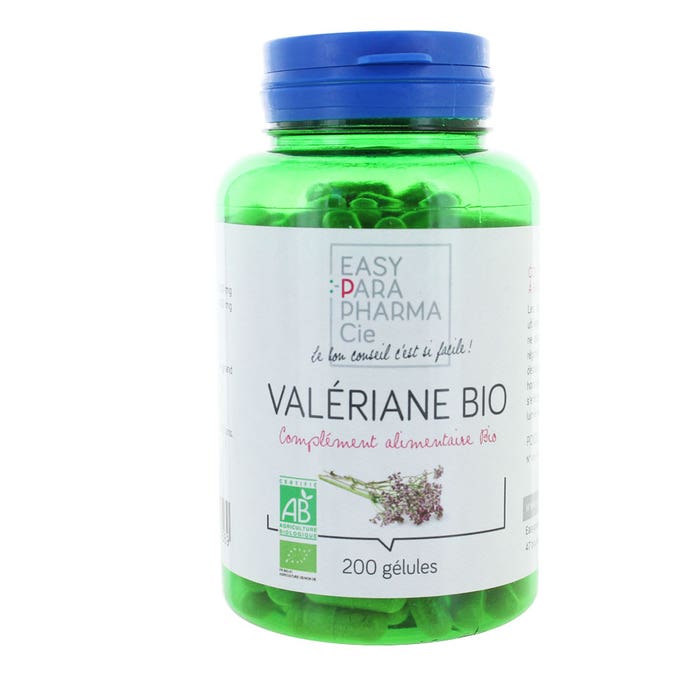 Easyparapharmacie Organic Valerian 200 Capsules