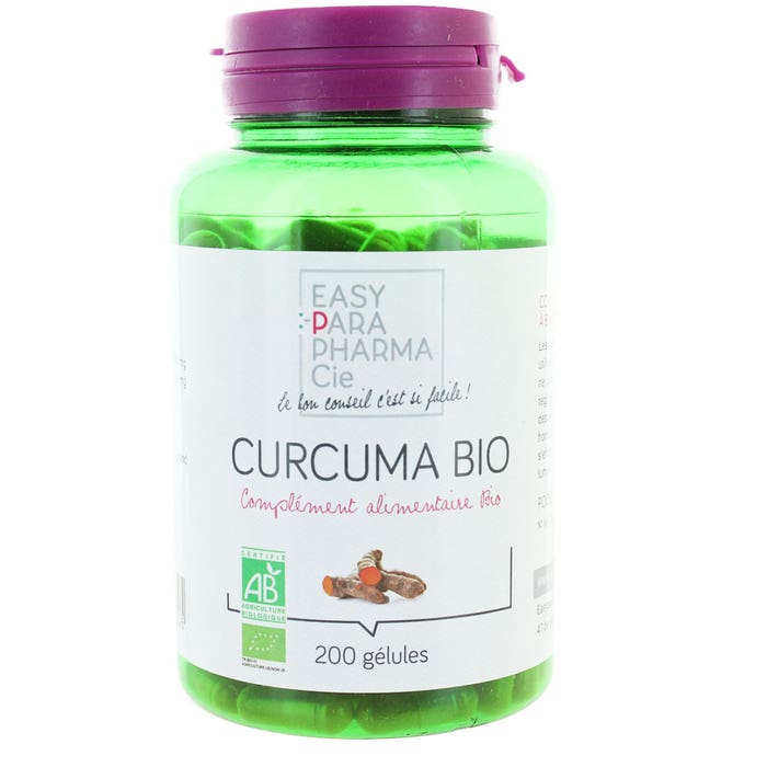 Easyparapharmacie Easyparaharmacie Organic Curcuma 200 Capsules 200 Gélules
