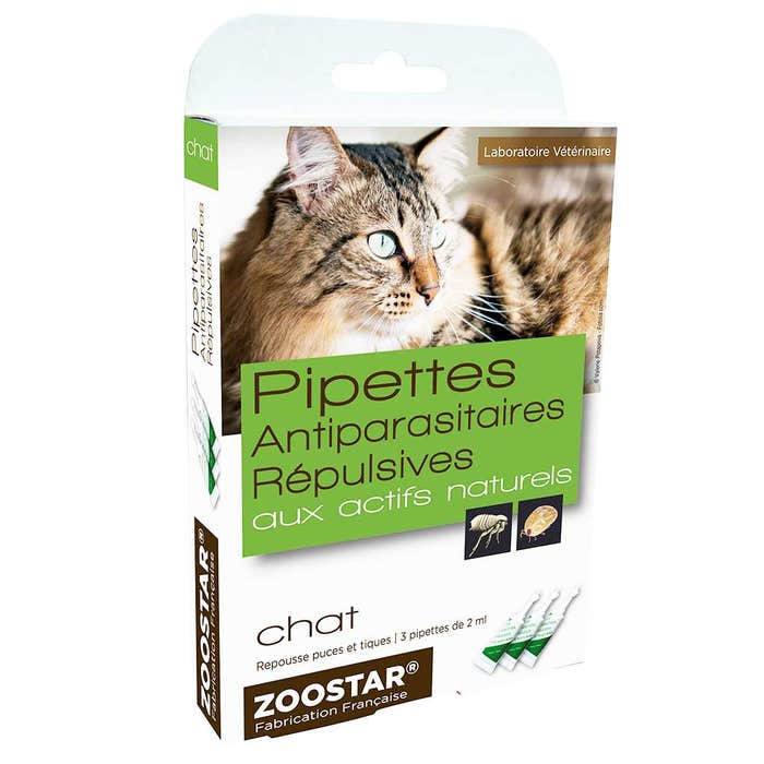 Parasite Repellent Pipettes 3x2ml Zoostar