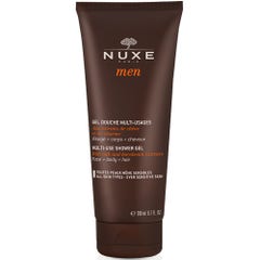 Nuxe Men Men Multi Use Shower Gel All Skin Types Even Sensitive Visage, Corps Et Cheveux 200ml