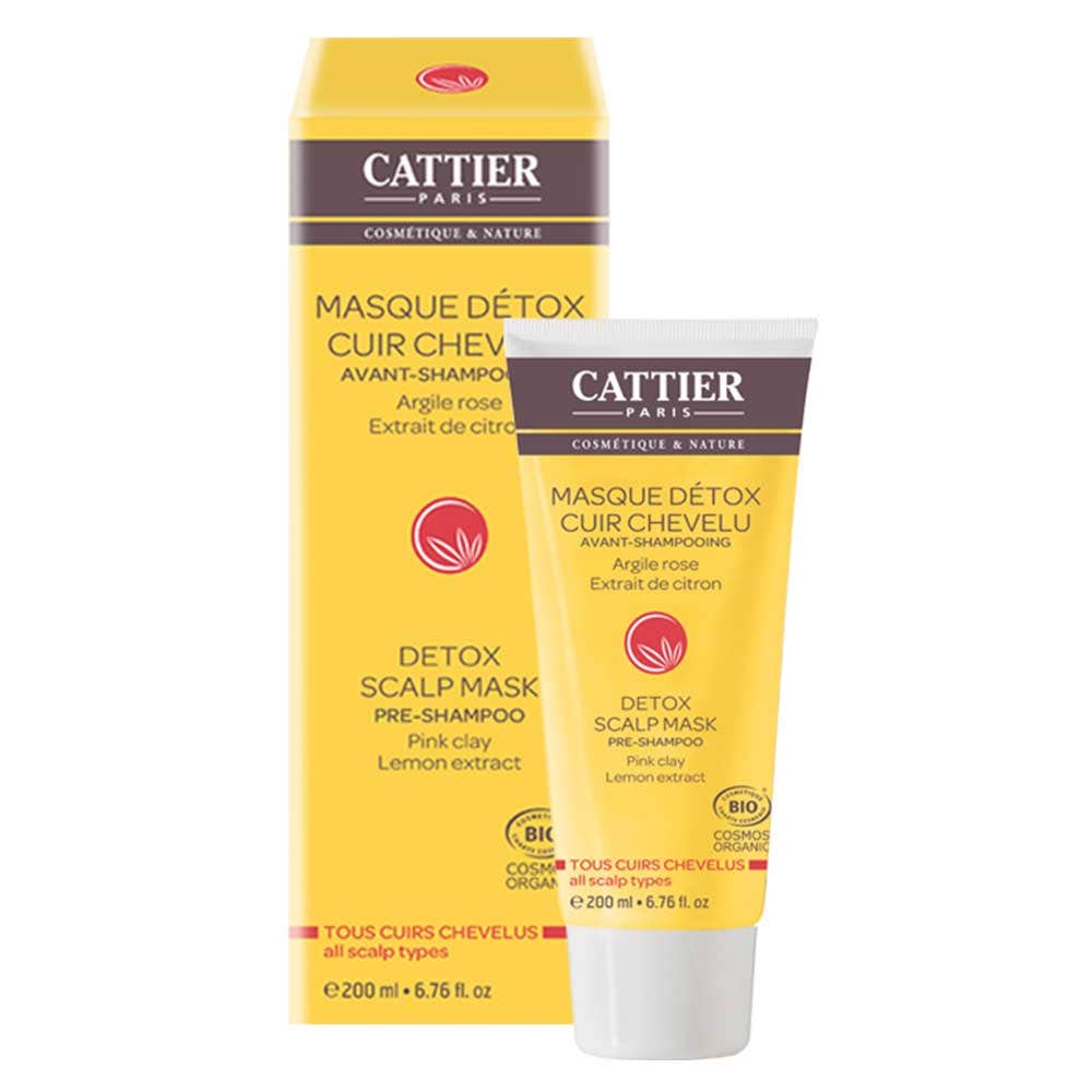Cattier Shampoo Detox Scalp Mask Pre-Shampoo 200ml