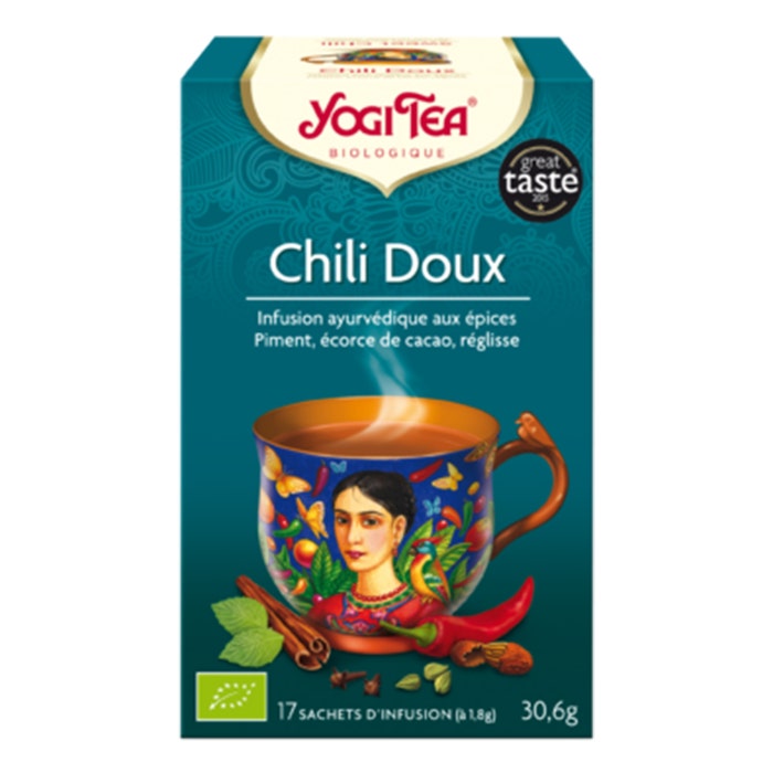 Chili Sweet Ayurvedic Herbal Teas Bioes 17 Sachets Yogi Tea