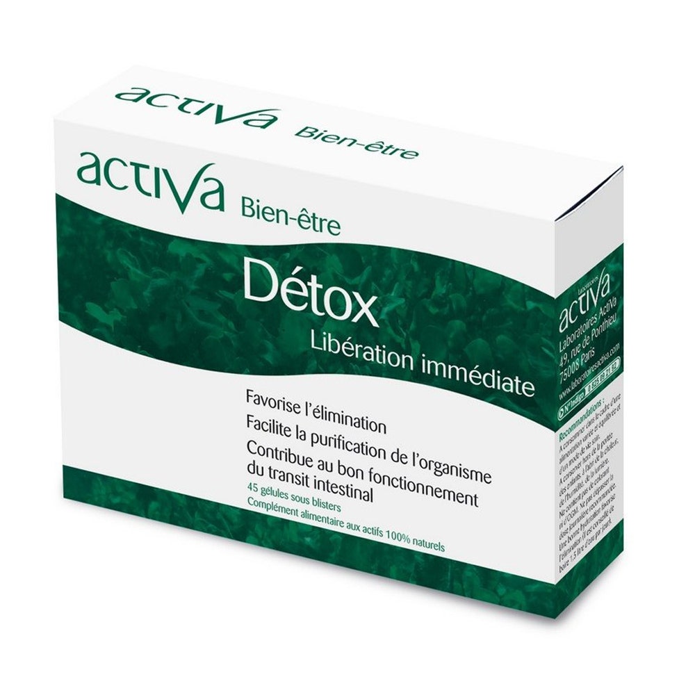 Activa Well-being Detox Liberation Immediate 45 Gelules