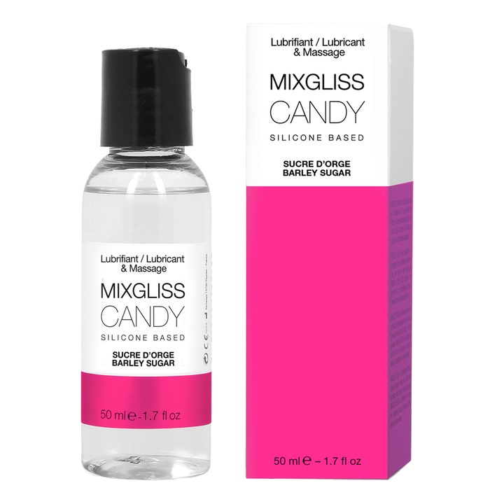 Candy Lubricant And Massage With Silicone Barley Sugar Flavour 50ml Mixgliss