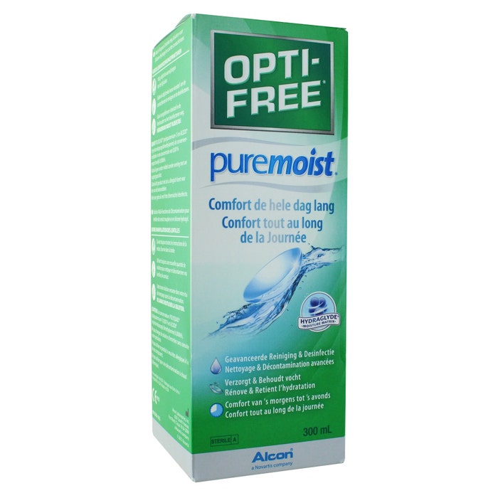 Opti Free Pure Moist Multi-function Solution For Lenses 300 ml Alcon