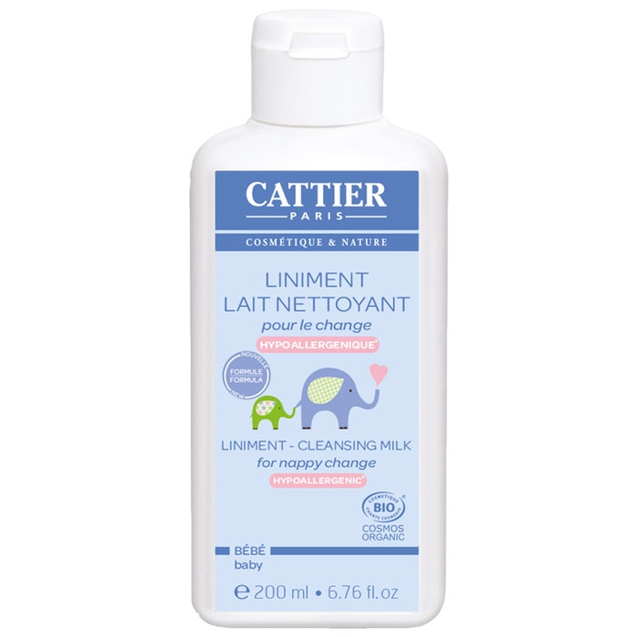 Cattier Bebe Baby Liniment Cleansing Milk For Nappy Change 200ml