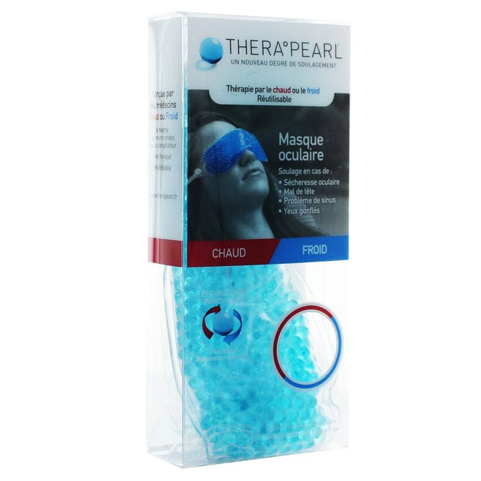 Heat or Cold Therapy 22.9x7 Cm Eye Mask TheraPearl