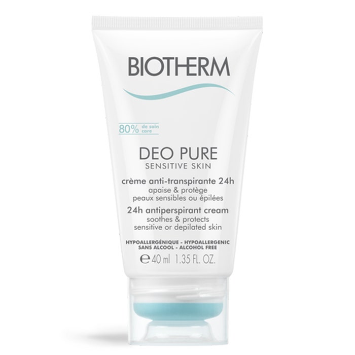 Biotherm Deo Pure Deopure Anti Perspirant Cream 24hr Sensitive And Depilated Skins 40ml