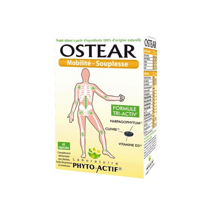 Ostear Mobility And Suppleness X 45 Capsules Phyto-Actif