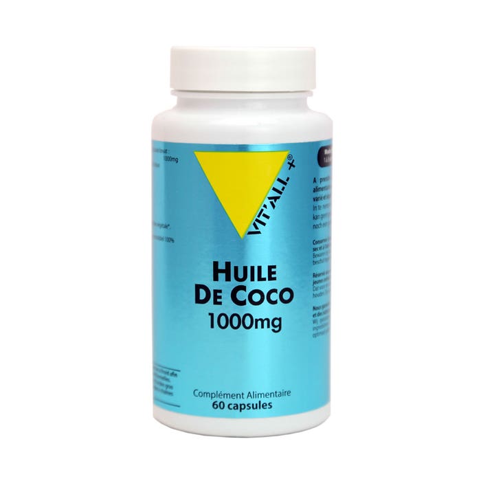 Vit'All+ Coco Oil 1000mg 60 Capsules