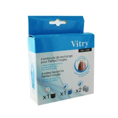 Vitry Nail Care Vitry Nail Care Perfect X4 Rollers Heads For Perfect Nails