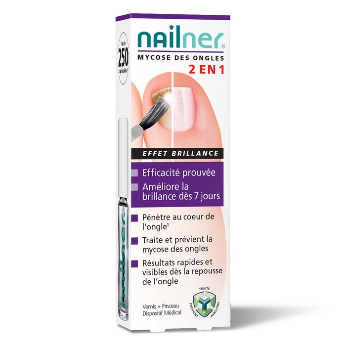 2 In 1 Anti Fungal Nail Brush Novodex 5ml Nailner