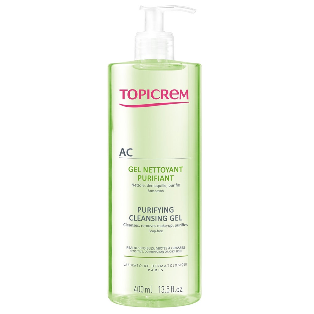 Topicrem AC Combination to Oily skin Topicrem Ac Purifying Cleansing Gel Combination To Oily Skins 400ml