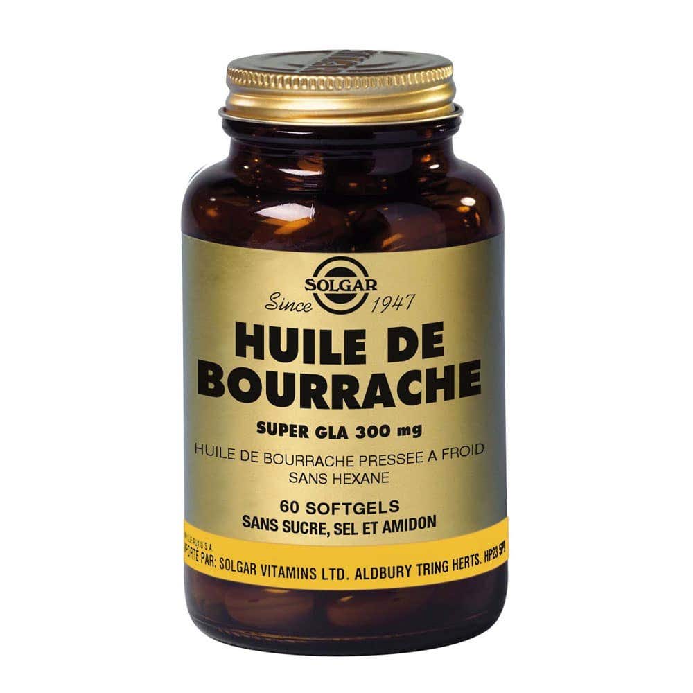 Solgar Borage Oil X 60 Softgels Omega 6 Acide Gras 60 softgels