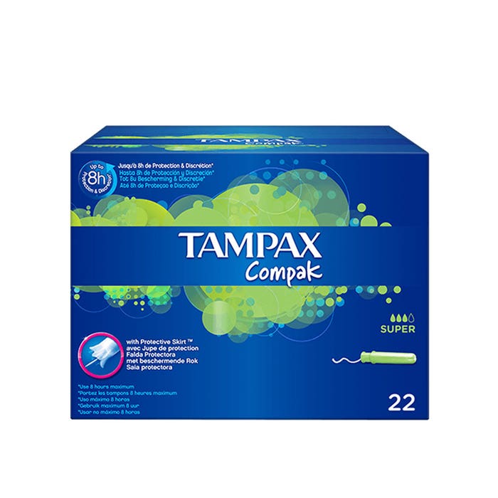 Compak Super Tampons With Applicator X22 Tampax
