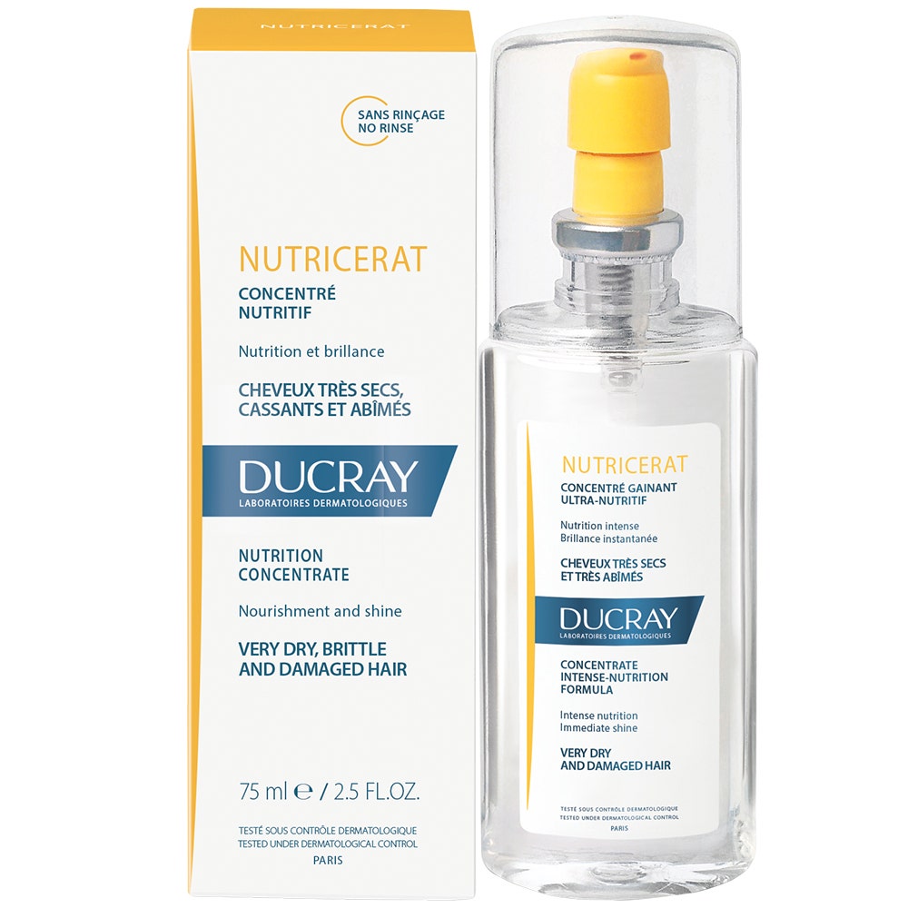 Ducray Ducray Nutricerat Nutrition Concentrate Very Dry Brittle And Damaged Hair Cheveux très secs, cassants, abîmés 75ml
