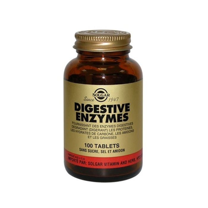 Digestive Enzymes 100 Tablets Solgar