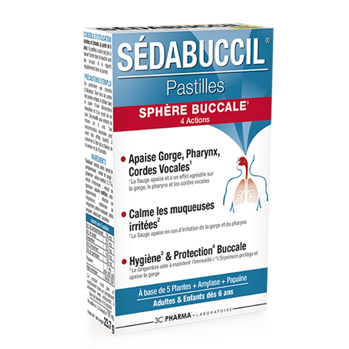 3 Chênes Sedabuccil Oral Comfort 30 Pastilles