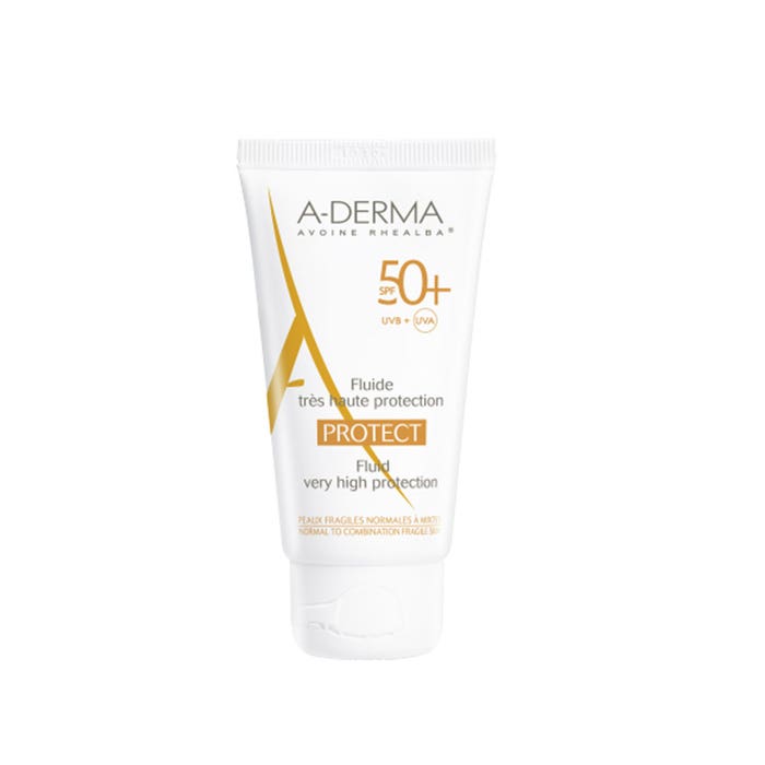 A-Derma Protect Sun Fluid Very High Protection Spf50+ 40ml