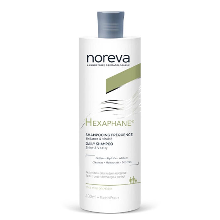 Noreva Hexaphane Daily Shampoo Shine And Vitality All Hair Types 400ml Hexaphane Noreva
