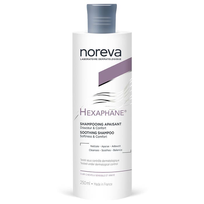 Noreva Hexaphane Soothing Shampoo Sensitive And Irritated Scalps 250ml Hexaphane Noreva