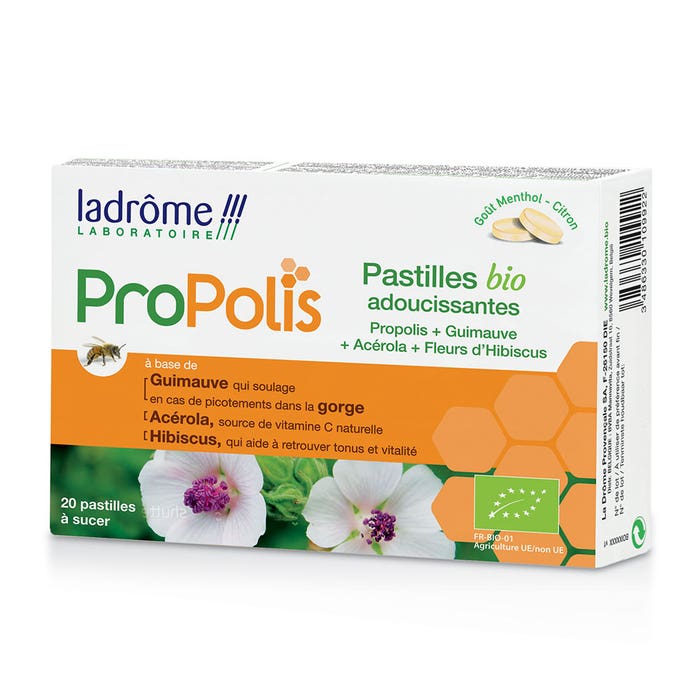 Ladrôme Propolis Propolis Softening Pastilles Bioes 20 units