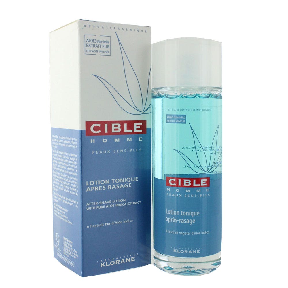 Klorane Cible Homme After-shave Tonic Peaux Sensibles 100ml