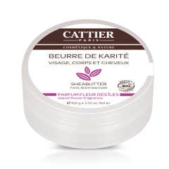 Cattier Beurre De Karite Organic Shea Butter Face Body And Hair 100g