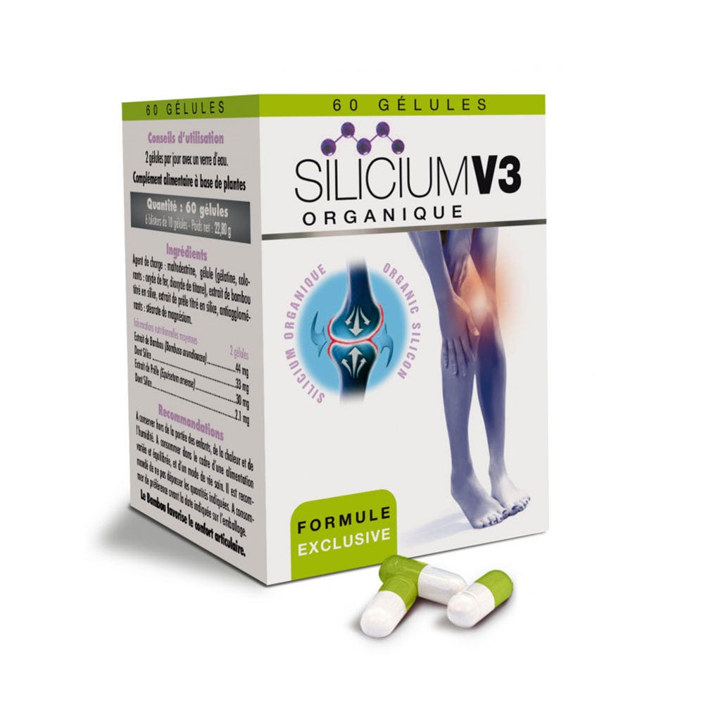 Nutri Expert Organic Silicium V3 60 Capsules Joints Comfort
