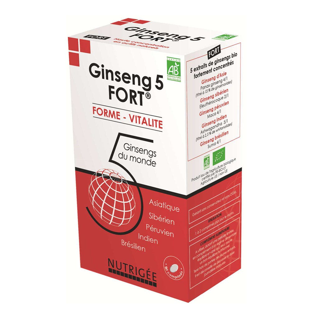 Nutrigée 5 Ginseng Vitality 30 tablets