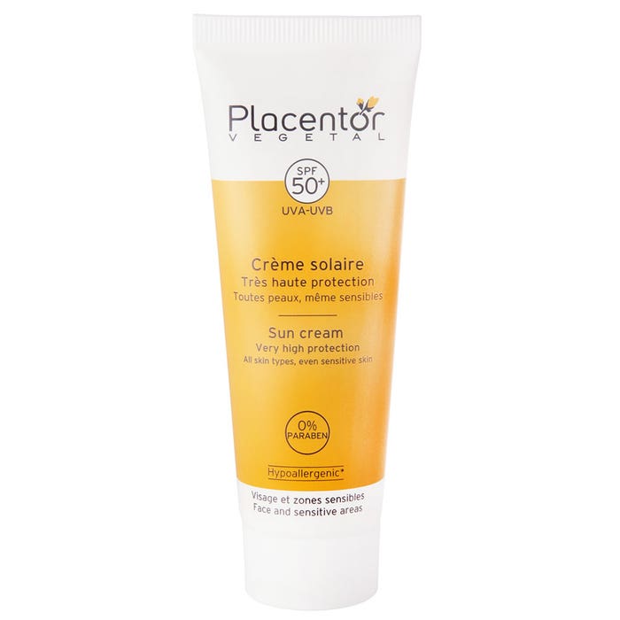 Placentor Végétal Placentor Sun Cream Face & Sensitive Areas Spf50+ 40 ml