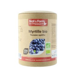 Nat&Form Organic Blueberry Nat&Form 200 plant capsules