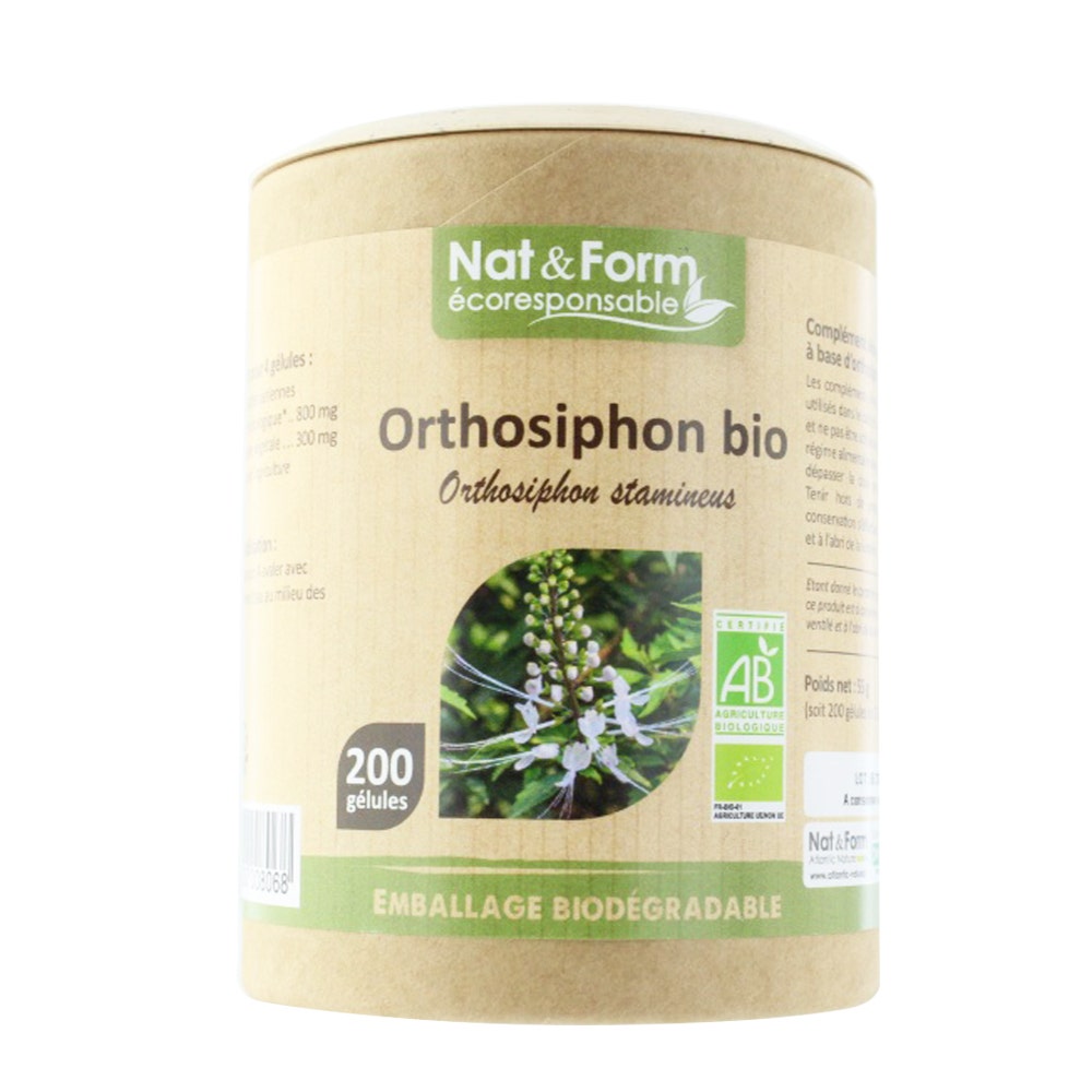 Nat&Form ORGANIC ORTHOSIPHON 200 capsules