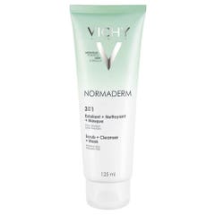 Vichy Normaderm 3 In 1 Cleanser + Scrub + Mask 125 ml