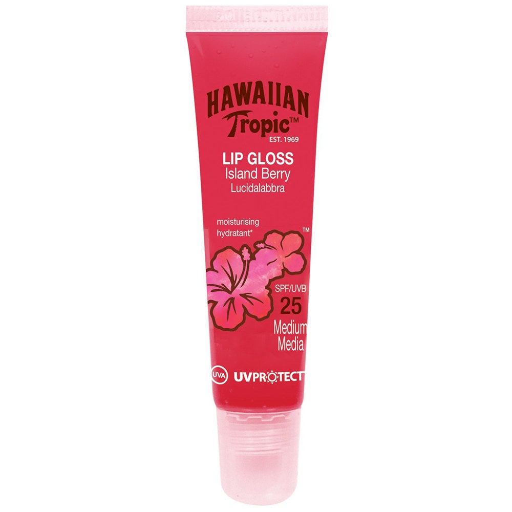 Hawaiian Tropic Lip Gloss Spf25 Red Berries