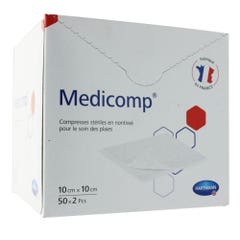 Hartmann Medicomp Non-woven Sterile Bandages 10cmx10cm 50x2