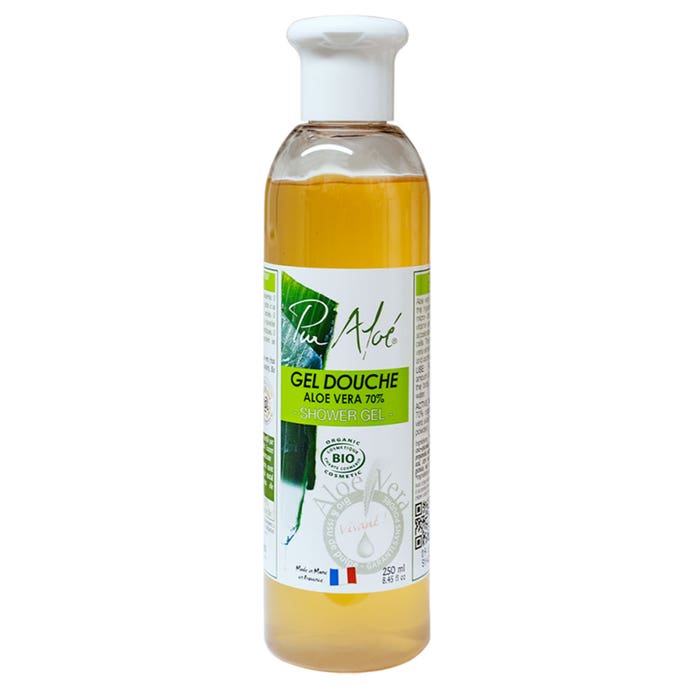 Shower Gel With Organic Aloe Vera 250ml Pur Aloé