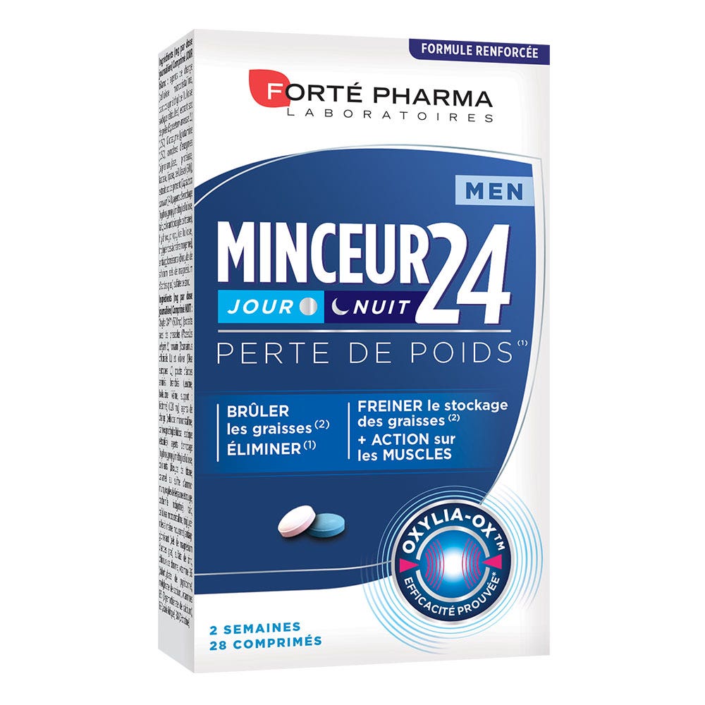 Forté Pharma Minceur 24 Slimming Tablets Men X 28 Tablets 28 Comprimes