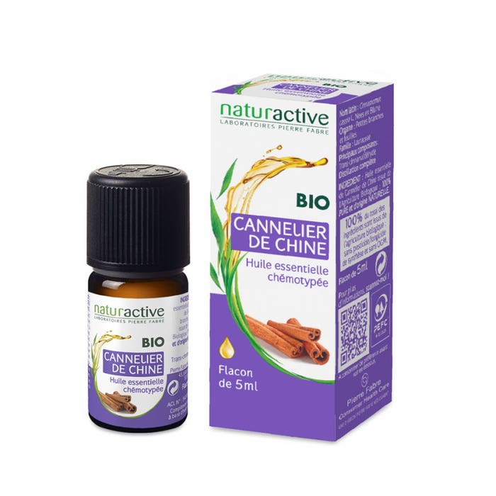 Organic Cinnamon Essential Oil 5 ml Naturactive