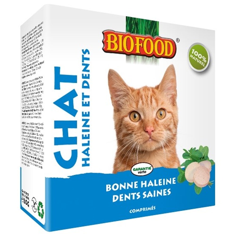 Biofood BF Petfood Breath And Teeth X 100 Tablets For Cats