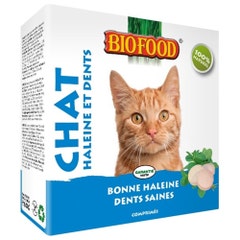 Biofood Breath And Teeth X 100 Tablets For Cats