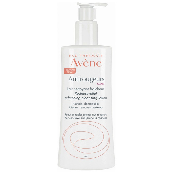 Anti Redness Refreshing Cleansing Milk Sensitive skin 400ml Antirougeurs Clean Avène