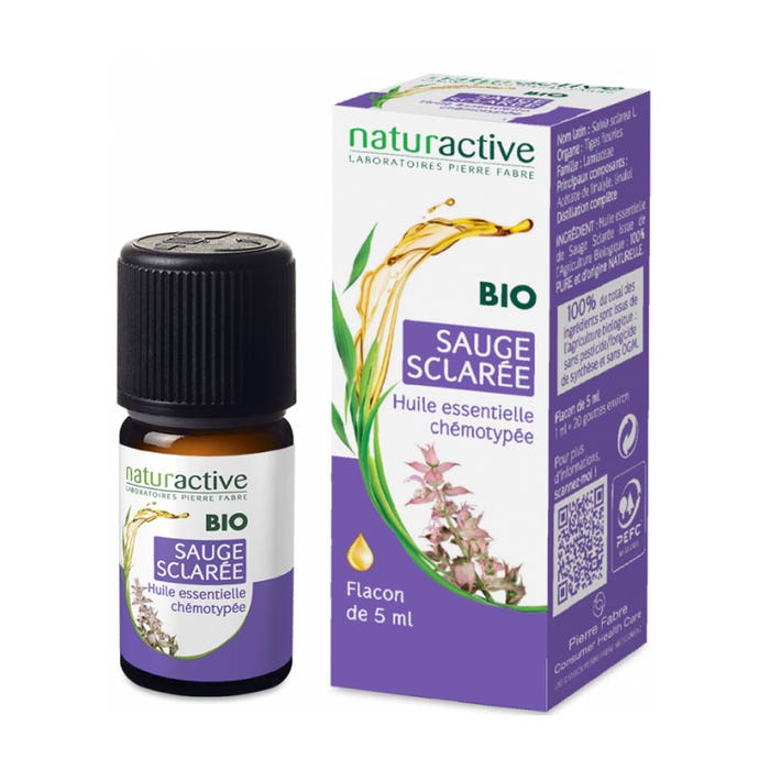 Naturactive Organic Clary Sage Essential Oil 5ml