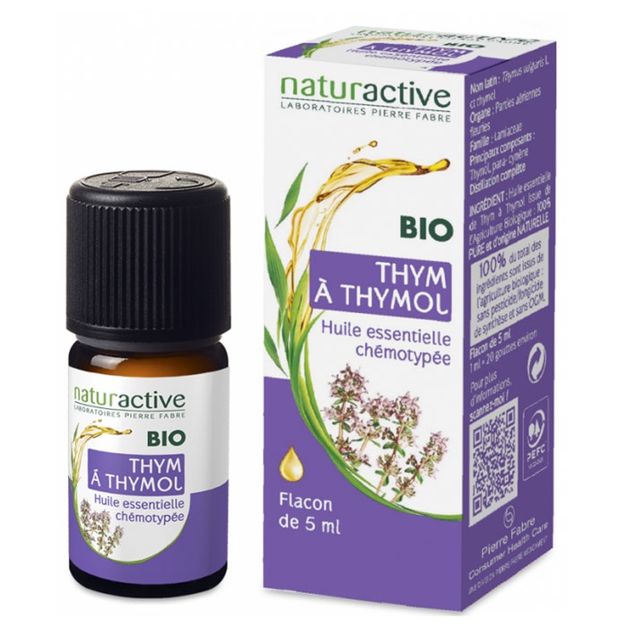 Naturactive Organic Vegetable Oil Of Thymol Thyme 5 ml