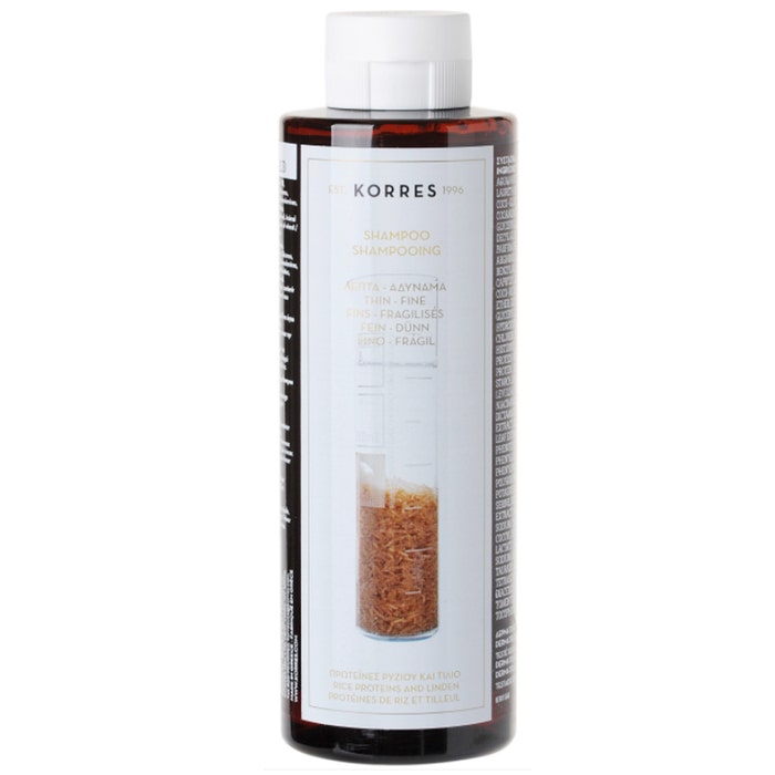 Korres Thin Hair Shampoo Rice Proteins And Linden 250ml