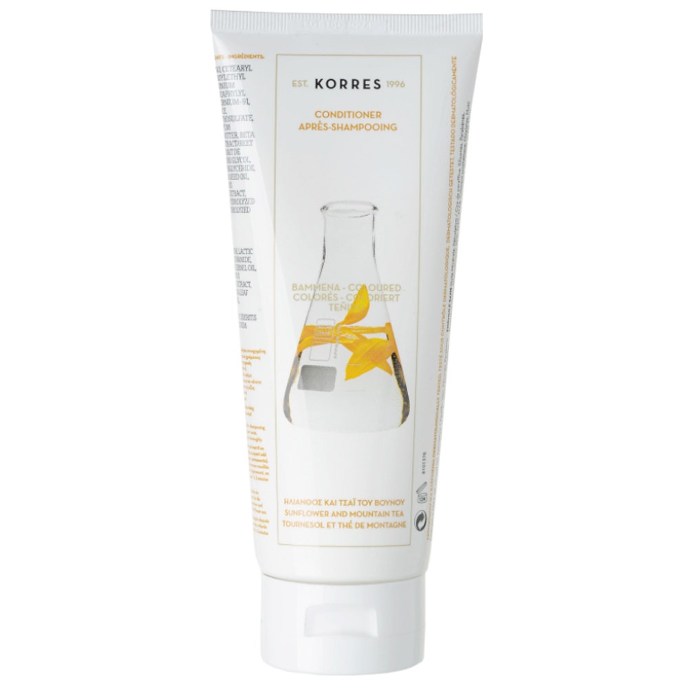 Korres Repairing Conditioner Colour Treated Hair Sunflower And Mountain Tea 200ml